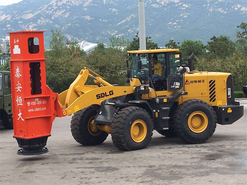 rapid impact compactor is displayed on the loader rapid impact compactor is displayed on the loader
