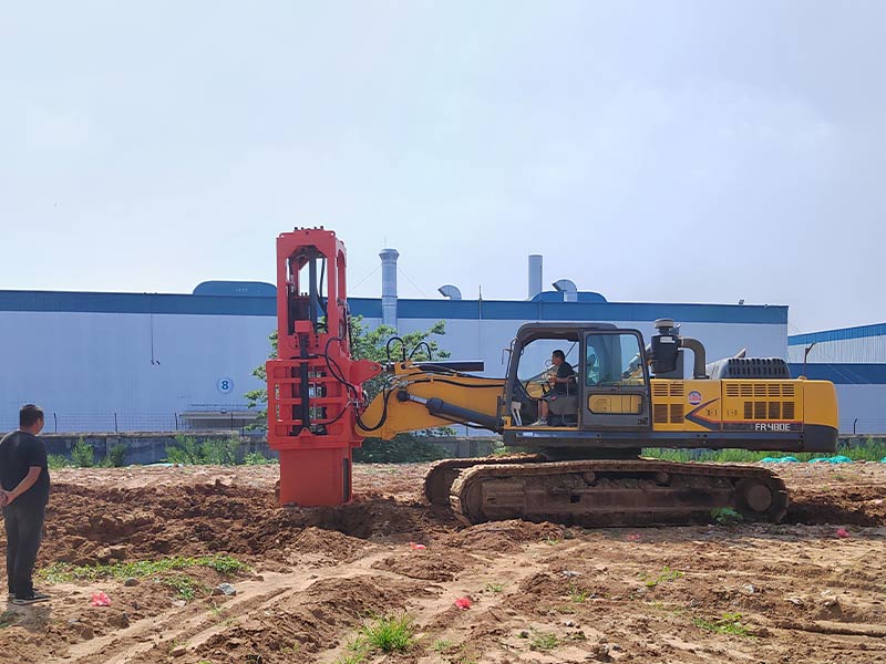 150KJ rapid impact compactor is under construction 150KJ rapid impact compactor is under construction