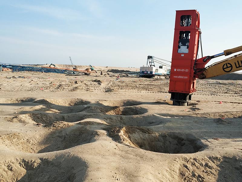 7t rapid impact compactor in Xiamen Airport 7t rapid impact compactor in Xiamen Airport